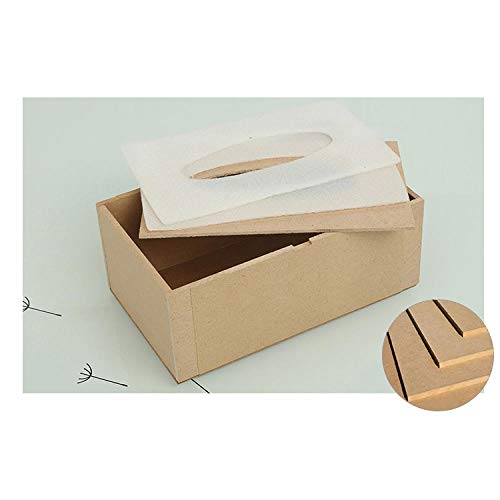 YXYLQ Caja De Pañuelos De Cuero Europea Caja De Bombeo Hotel Hogar Sala De Estar Mesa De Café Caja De Bombeo De Papel De Cuero Caja De Servilletas-Figura Geométrica