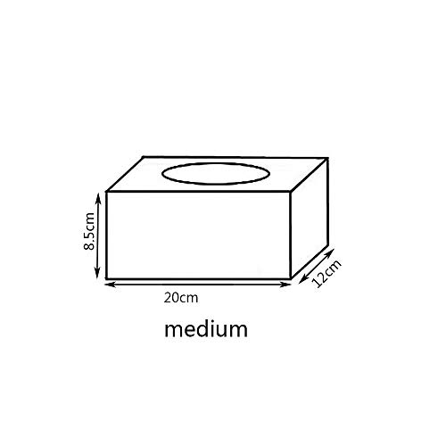 YXYLQ Caja De Pañuelos De Cuero Europea Caja De Bombeo Hotel Hogar Sala De Estar Mesa De Café Caja De Bombeo De Papel De Cuero Caja De Servilletas-Figura Geométrica