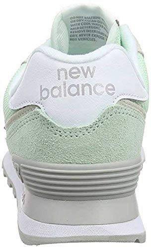 Zapatillas New Balance 574v2 para mujer, zapatos con cordones, Mujer, color 61 Esm Seafoam Green, tamaño 8