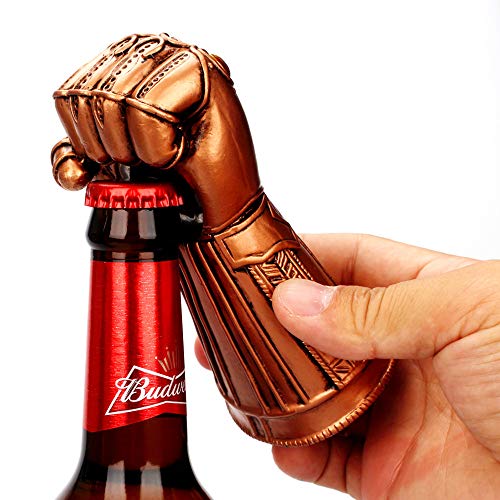 ZYER Guante Abridor de Botellas de Cerveza, Abridor de Botellas Thanos, Thanos Guante Abridor de Tapas de Botellas de Vino de Cerveza, Herramienta de Cocina