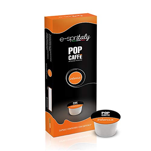 100 Cápsulas Pop Café e-spritaly mezcla 1 Intenso compatible Caffitaly