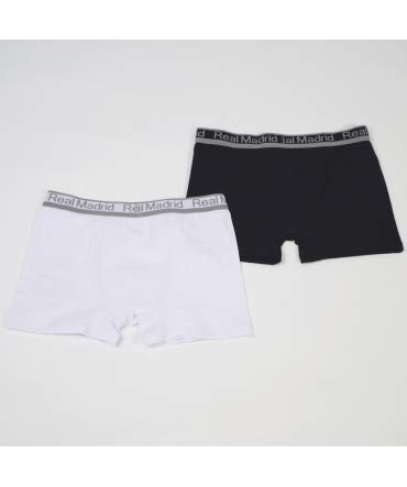 10XDIEZ Boxer niño Real Madrid 603n Set 2 Unidades - Talla Boxer niño - 14/16