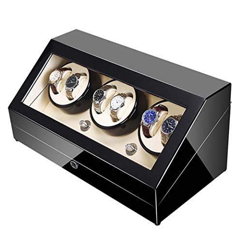 Agitador De Reloj, Caja De Enrollador De Reloj Automático, Reloj Mecánico Automático, Motor Eléctrico Giratorio, Caja De Cadena Superior, Acorde Superior, Reloj De Pulsera, Reloj De Madera