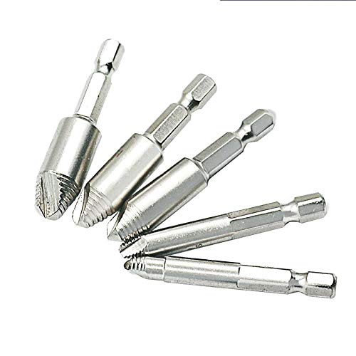 Ambility 1 Set Premium Screw Extractor Broken Head Remover Stripped Durable for Home