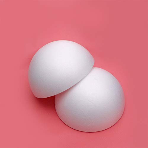 Amosfun bolas de espuma bola de espuma de poliestireno blanco para manualidades de bricolaje artesanía proyectos escolares adornos (30 cm)