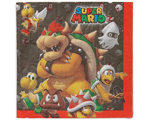 Amscan- Super Mario Servilleta (511554)