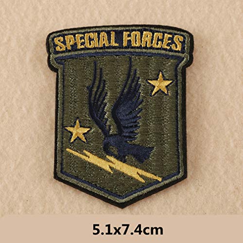 Bella 13pcs Parch Apliques Patches Sticker Parche Termoadhesivo Militar Estilo Insignia Badge Estrella Bandera Nacional Bordado Iron On Patch para Chaqueta Camiseta Ropa