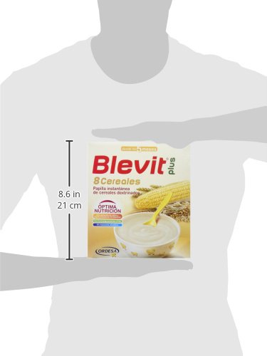 Blevit Plus 8 Cereales - Paquete de 2 x 300 gr - Total: 600 gr