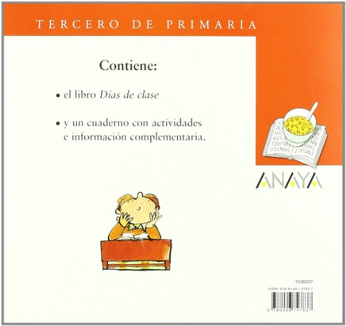 Blíster  " Días de clase "  3º de Primaria (Literatura Infantil (6-11 Años) - Plan Lector Tres Sopas (Castellano)) - 9788466747837