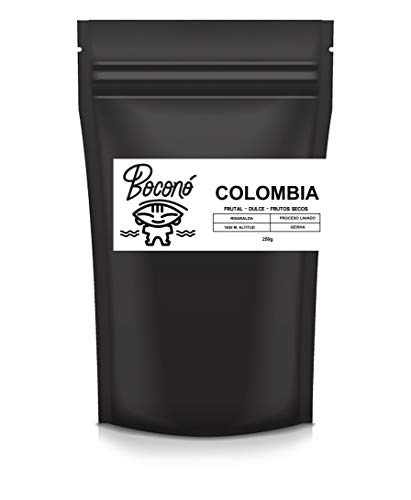 Boconó Specialty Coffee Colombia Huila Finca San Manuel 250g café de especialidad en grano tostado 100% arabica caturra espresso o filtro tueste artesano bio