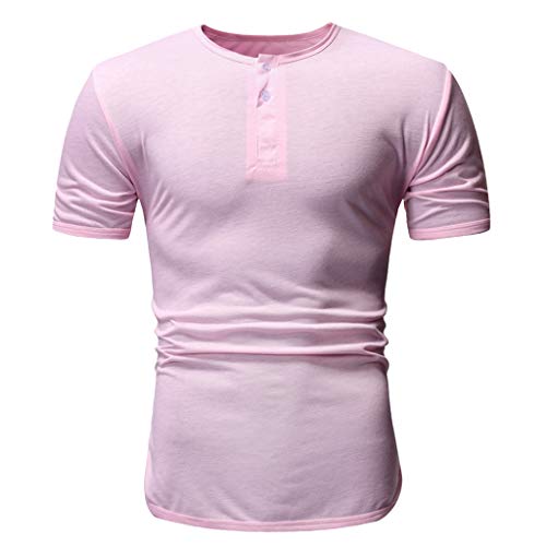 Camisetas de Manga Cortas para Hombre con Cuello Redondo Originales Estampada Casual Divertidas Camisa Interior termicas Camisetas de Tirantes Manga Corta Blusa Tops T-Shirt Pullover Abrigos