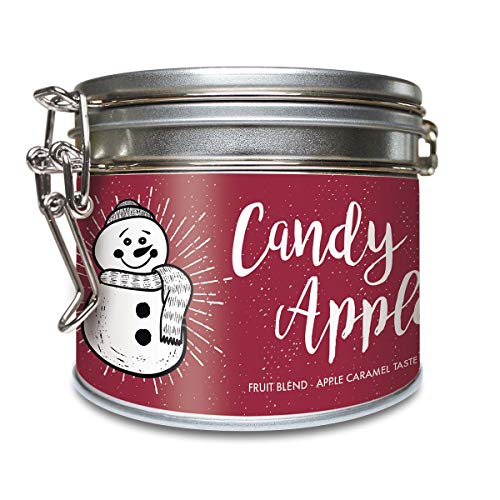 "Candy Apple" Infusión Afrutada Orgánica sabor Manzana y Caramelo, Lata A Granel 100g - alveus Premium Teas