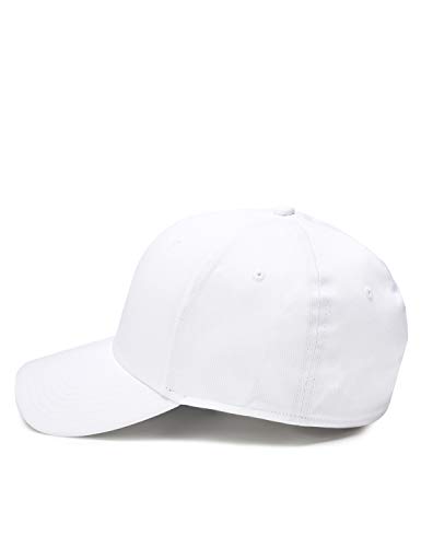 CARE OF by PUMA Gorra deportiva elástica, Blanco (White), Small / Medium, Label: Small / Medium