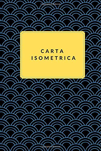 Carta Isometrica: Taccuino di carta millimetrata isometrica; esercitazioni matematiche forme 3D disegno layout orizzontale 1/4 pollici triangolo equilatero 120 pagine 6 x 9 pollici