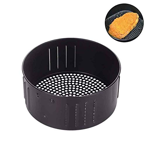 Cesta de freidora de aire Accesorios Robusta de drenaje de aceite portátil universal Pan Pan asado Estaño antiadherente de hierro fundido cocina pastel bandeja para hornear