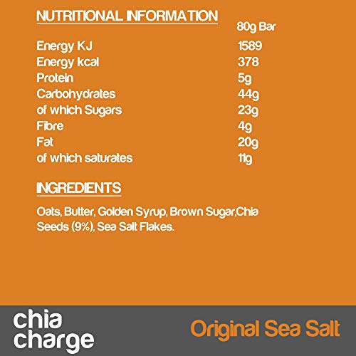 Chia Charge panqueques - 20 bares - barritas energéticas - 3 caja del sabor mezclado -berry sin azúcares añadidos/original sal del mar/plátano - desayuno bar