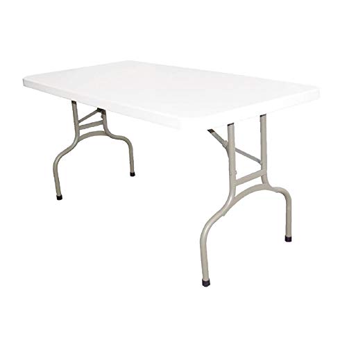 chiner - Mesa Plegable Blanca (152 x 75 cm.)