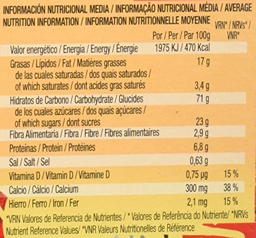 Chiquilin Energy a Cucharadas Galletas - Paquete de 6 x 350 gr - Total: 2100 gr