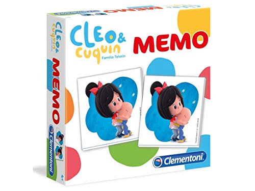Clementoni- Memo Cleo & Cuquin, Multicolor (55230)