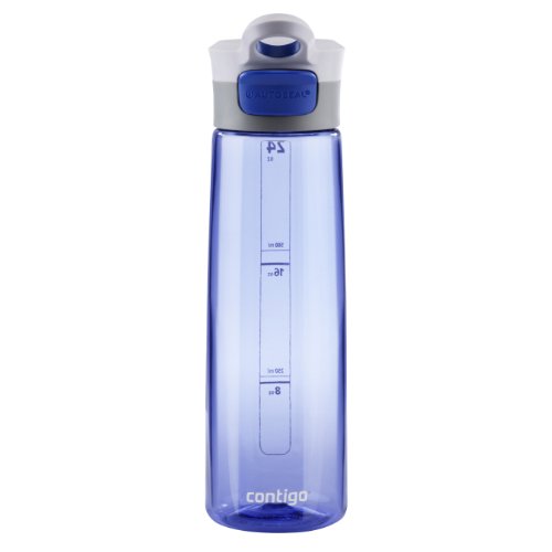 Contigo Trinkflasche Grace Botella de Agua con Dispositivo antigoteo, Cobalto, 750 ml