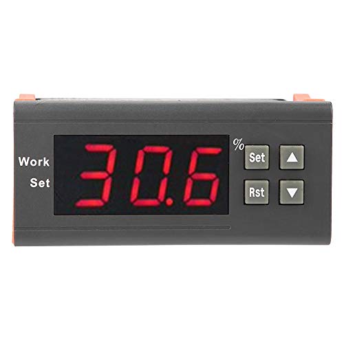 Controlador digital de humedad de aire WH8040 Rango 1% -99% HR HM-40 Sensor de alta precisión CA 220 V para humidificador deshumidificador con sensor de temperatura Sonda