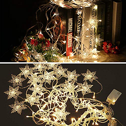 Cortina de Luces, LED Luces de Cortina, Cadena De Luces, Carámbano de Blanco Cálido con 8 Modos de Luz Perfecto para Decoración de Navidad, Festival, Fiestas, Casa, Jardín, Boda