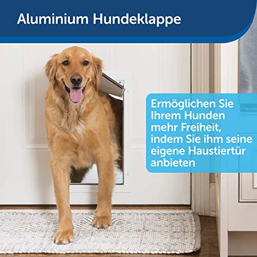 Croci C6066233 Petsafe Staywell Aluminio Door Pet, Medium, Bianco