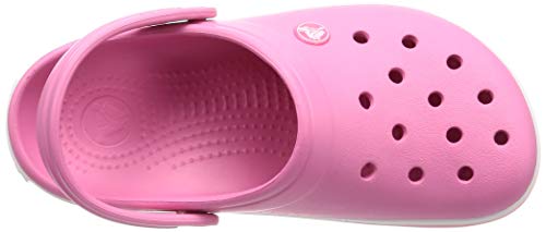 Crocs Crocband, Zuecos Unisex Adulto, Rosa (Pink Lemonade/White 62p), 37/38 EU