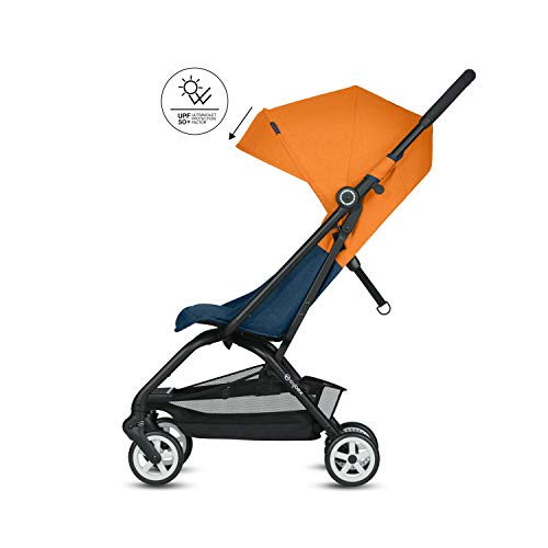 CYBEX Gold - Silla de Paseo Eezy S, Plegable con una Mano, Ultraligera, desde los 6 Meses hasta 17 kg (aprox. 4 años), denim Blue