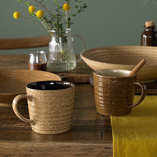 Denby Studio Craft Alt – Taza de Cresta 2 Piezas, Mezcla, Juego de 2