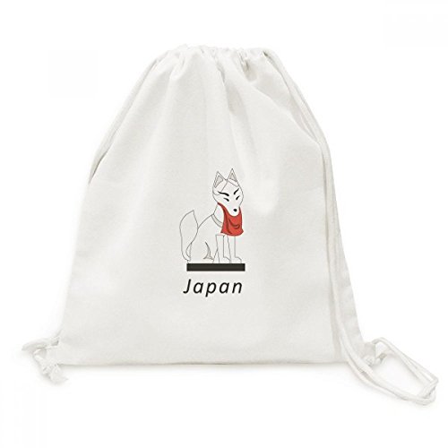 DIYthinker Viajes Fox Local japonés Famoso Lienzo morral del Lazo Bolsas de la Compra