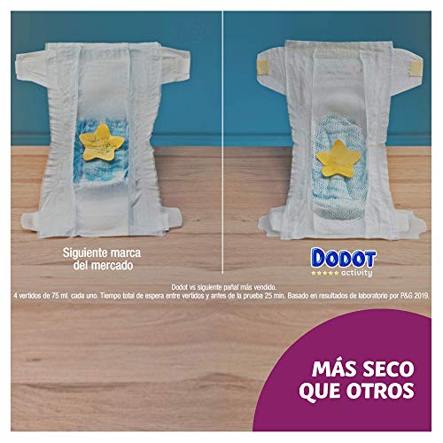 Dodot Activity - Pañales con Ajuste más Resistente,13 kg+, Talla 6, 117 Unidades