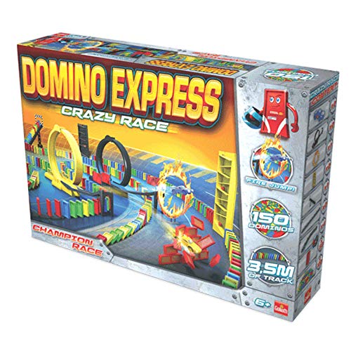 Dominó Express- Crazy Race, Multicolor (Goliath 81008) , color/modelo surtido