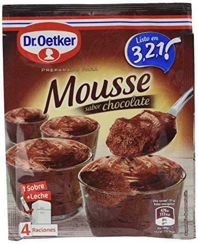 DR. OETKER preparado para mousse sabor chocolate caja 73 gr