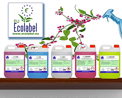 ECOSOL 5L. Limpia cristales ecologico profesional. Limpieza ecologica. ECOLABEL