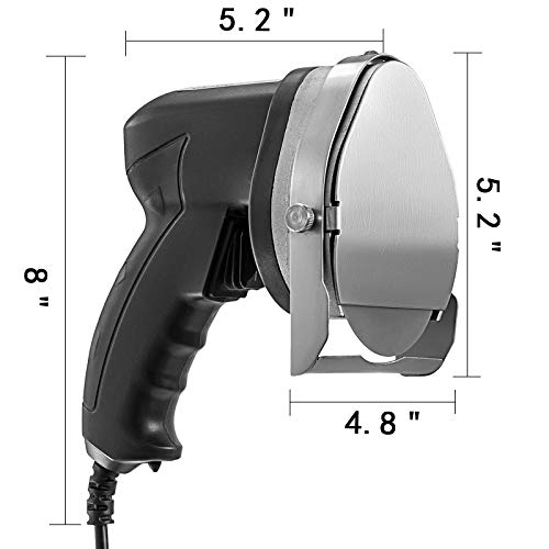 Elikliv Eléctrico Kebab Cortador Cortadora Carne Cortador Doner Shawarma Máquina de Corte 2 Cuchillas Ampliamente Utilizado En Asado Carne Tiendas, Restaurantes, Snack Barras, Familias, Etc