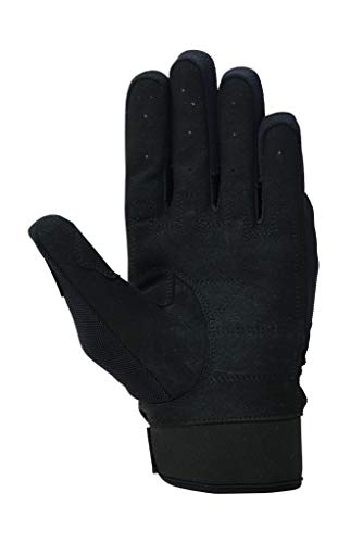 FREEDAY GUANTES DE MOTO PARA VERANO CON CE PROTECCION, GUANTES VERANO HOMBRE TRANSPIRABLE NEGRO FD-180 BLACK (XS, NEGRO)