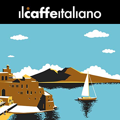 FRHOME - Caffitaly 6,8 x 100 Càpsulas compatibles - Il Caffè Italiano - Mezcla Napoli Intensidad 12