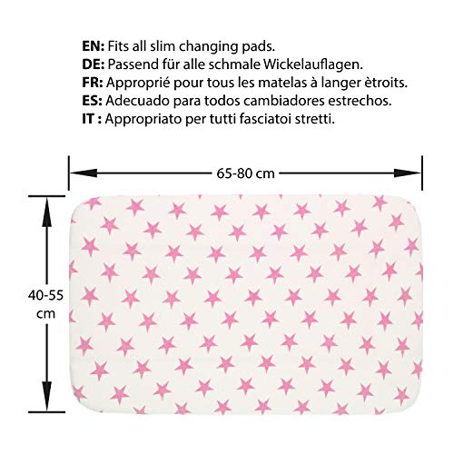 Funda para cambiador bebe - 2 fundas para colchoneta cambiador funda bañera 50x70 50x80 toalla ajustable a cambiadores