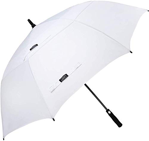 G4Free 54/62/68/72 Pulgadas Sombrilla de Golf a Prueba de Viento Toldo Doble Ventilado Extra Grande de Gran Tamaño Automático Abierto Impermeable Palos Paraguas