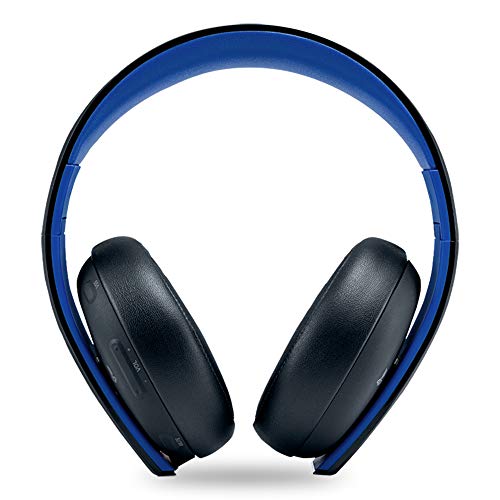 Geekria - Almohadilla de diadema de piel de proteína para Playstation Gold Wireless Stereo Headset PS3 PS4 Playstation 4 CECHYA-0083 para diadema/almohadilla de repuesto (azul)