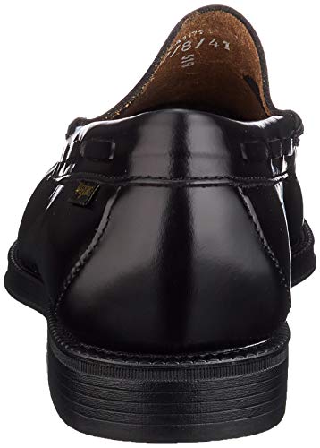 G.H. Bass & Co. Larkin, Mocasines para Hombre, Negro (Black Leather 000), 42.5 EU