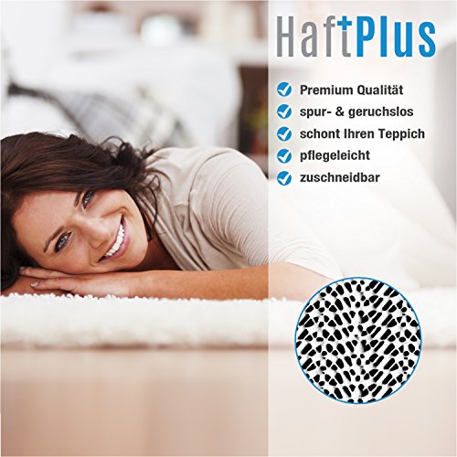 HaftPlus Red Antideslizante para Alfombras | 120 x 180 | Trama Evolucionada | Prolonga la Vida Útil de la Alfombra | Apta para Calefacción por Suelo Radiante | Lavable | se Puede Cortar | by