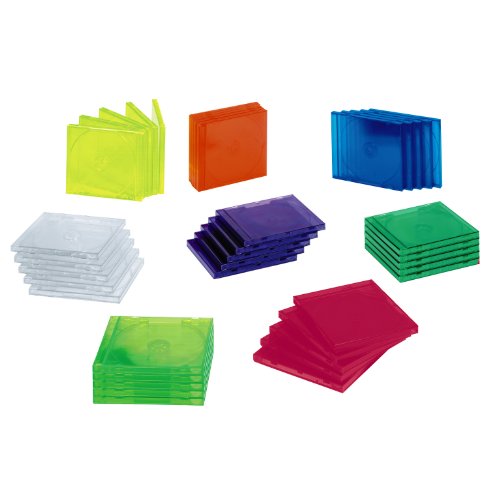 Hama 044748 - Caja para 1 CD, 5 Unidades, Color Transparente