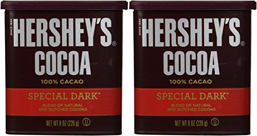 Hershey's Special Dark Cocoa, 8-Ounce Container (Pack of 2)
