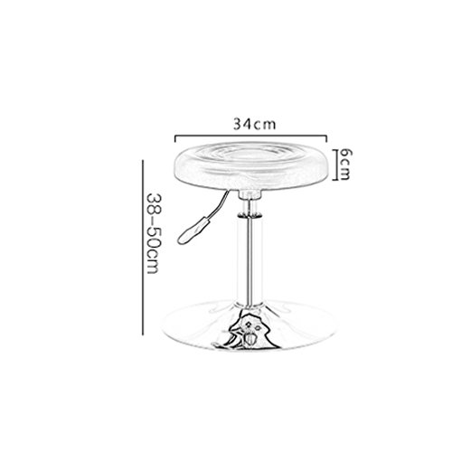 IAIZI Salón de belleza taburete peluquería taburete giratorio recepción frente mostrador de recepción cajero taburete sala de estar banco banco de oficina taburete de la computadora en casa taburete d