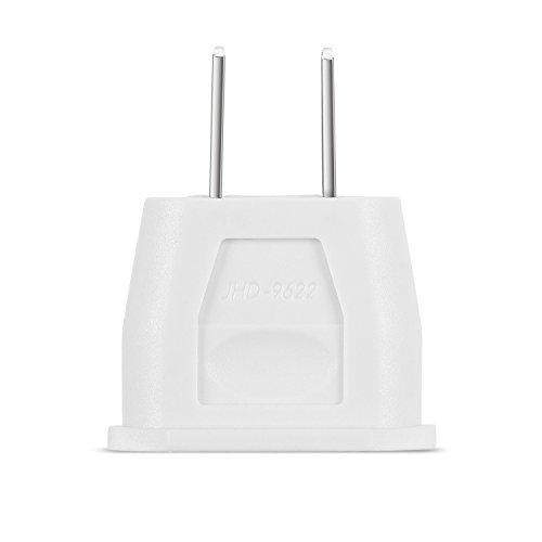 Incutex 6X adaptadores USA adaptadores Estados Unidos Tipo A Adaptador Canada, Blanco