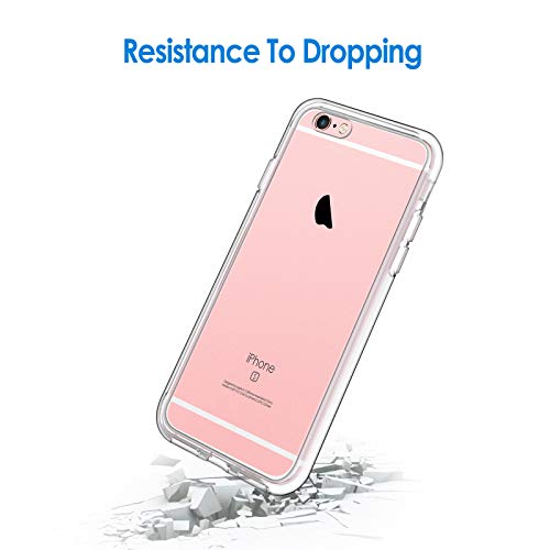 JETech Funda Compatible iPhone 6s Plus y iPhone 6 Plus, Anti-Choques y Anti-Arañazos, Transparente