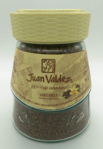 Juan Valdez® Café Con Vainilla y Canela a Soluble Liofilizado, 95g