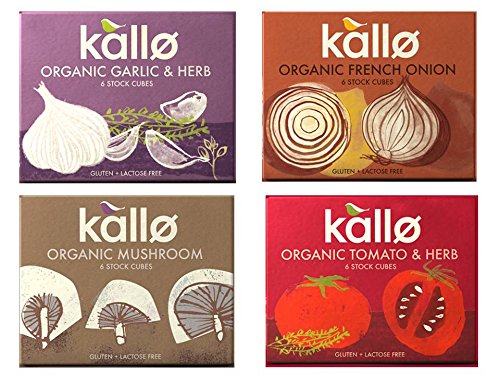 Kallo - Cubos orgánicos veganos (4 unidades, 66 g)